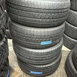 255 55 20 Bridgestone Dueler Set of 4 Used