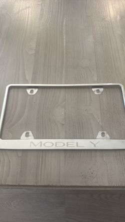 Tesla model y license plate cover