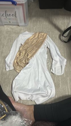 White and Gold Angel Costume 4T