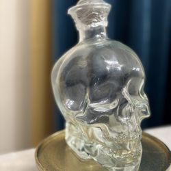 New Skull Glass  Decanter 