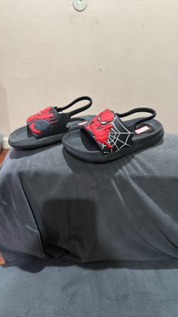 Adidas Spider-man Slippers Size 10c
