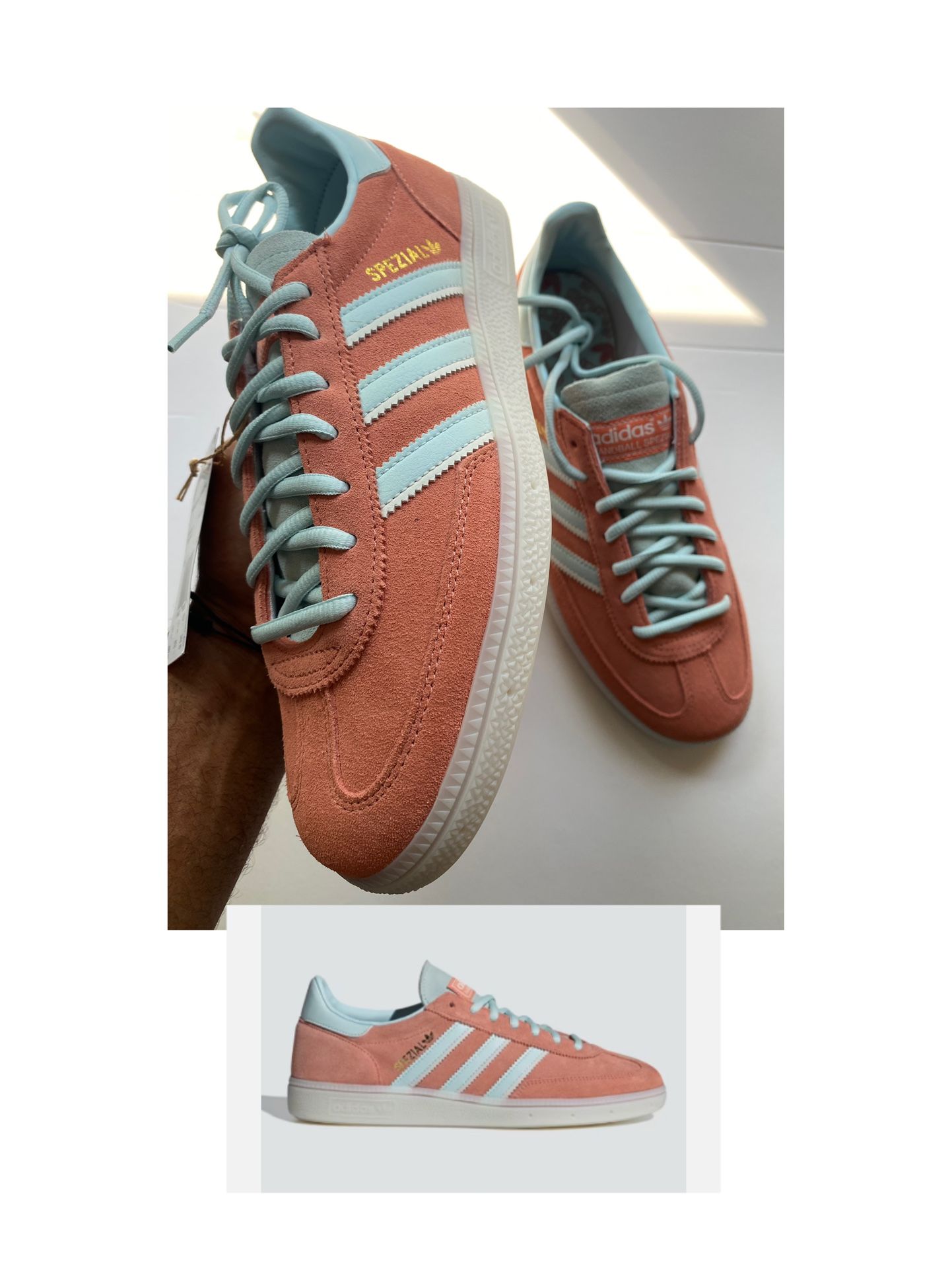 Adidas Handball Spezial Suede Shoes 'Wonder Clay Men’s sz 9.5 & 12 available NEW!