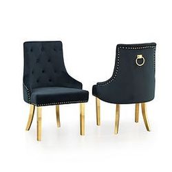 Black Gold Chair