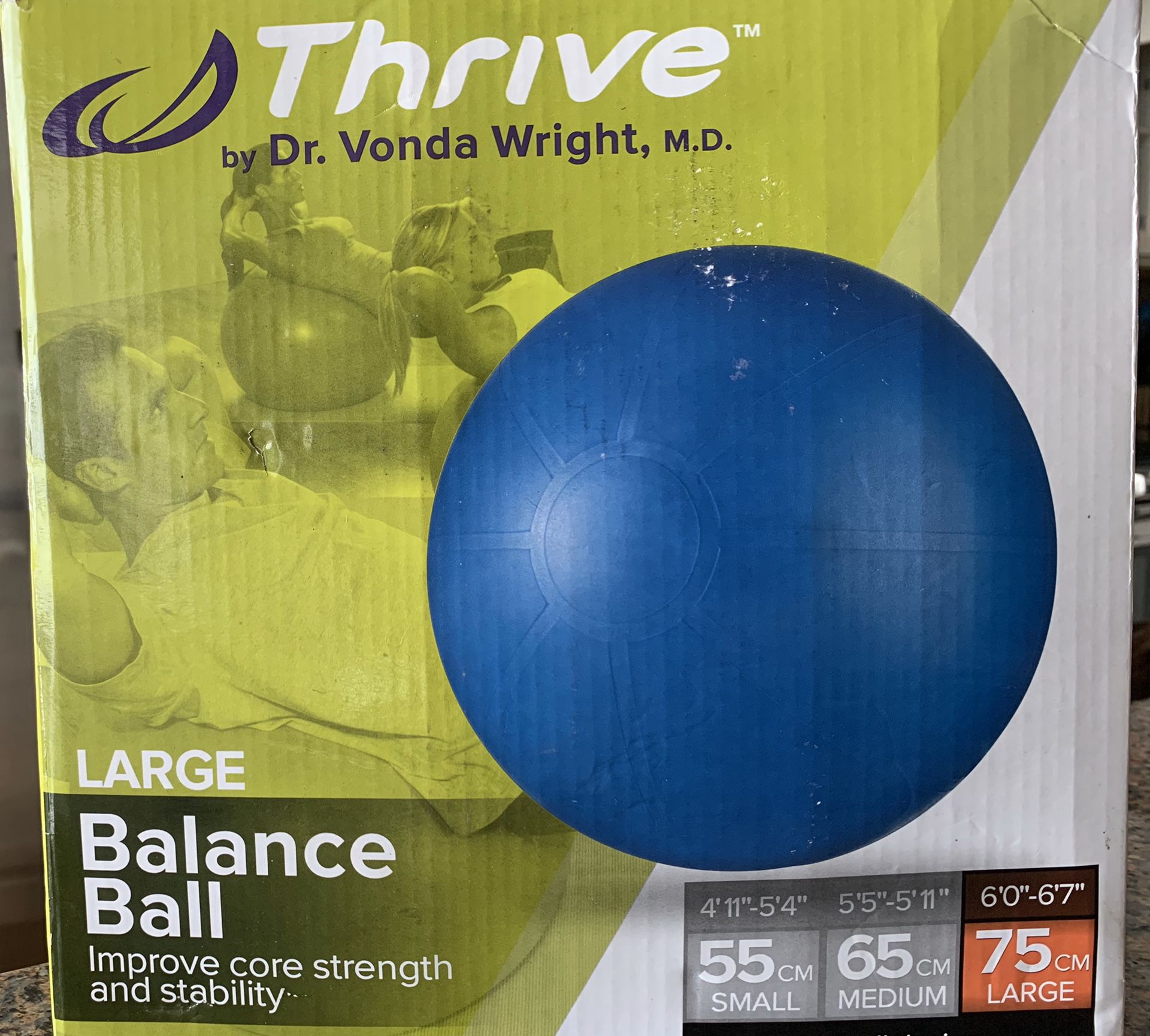 NIB - Large Balance Ball 75cm