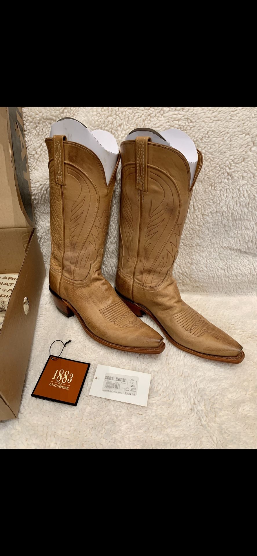 LUCCHESE WOMENS BOOTS 1883 Brand