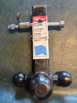 Hyper Tough Triple Ball Mount with Hitch Pin
