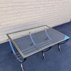 Large Glass Coffee Table 