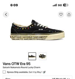 VANS OTW ERA 95 SATOSHI ROUND LUCKY CHARMS