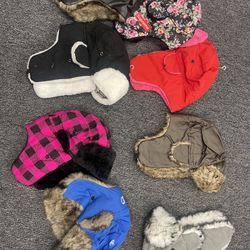 Winter Trapper Hats / Aviator Hats – Bundle L