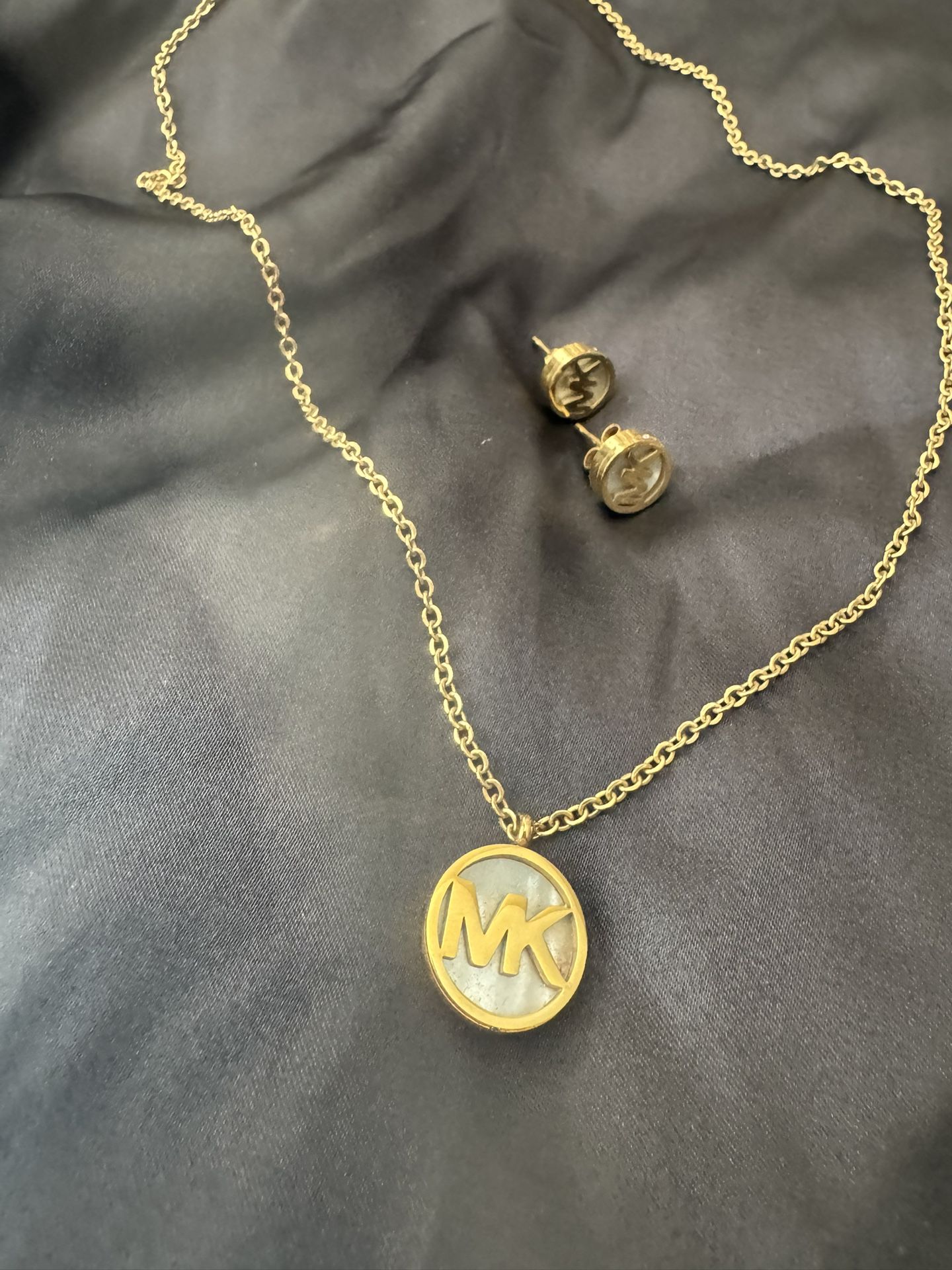 Michael Kors necklace and earrings