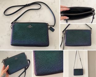 Coach iridescent crossbody