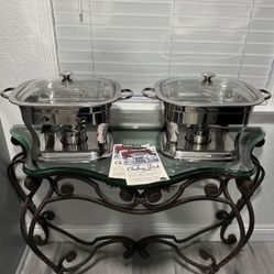 Food Warmer Chafing Dish Party Platter Stainless Catering Chef Kitchen Equipment