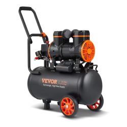 21# 6.3 Gallon Air Compressor, 2 HP 3.35 CFM@90PSI Air Compressors with Max. 116PSI Pressure, Oil Free Compressor Tank for Auto Repair, Tire Inflation