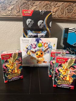 Sealed Pokemon Ascended heroes,prismatic ,Chaos Rising