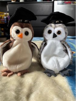 Beanie Baby Graduation Owls Wise&Wiser