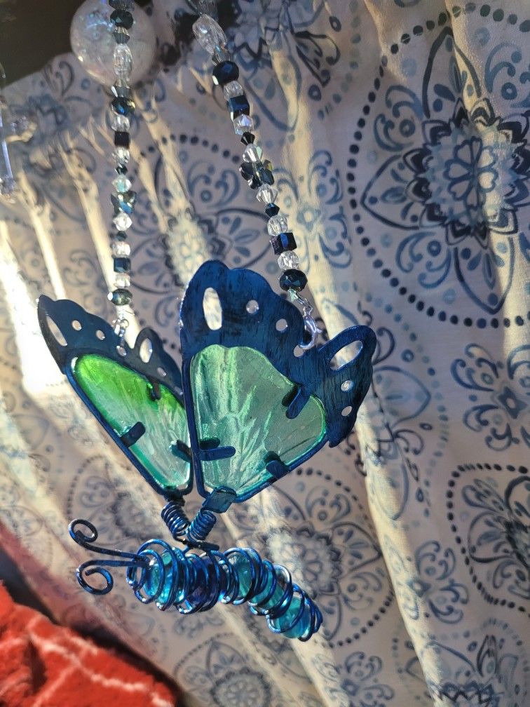 Summer Oderments With Real Glass Crystals