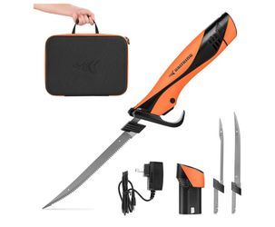 KastKing Wireless Electric Fillet Knife with 7 and 9 Inch Sharp Blades