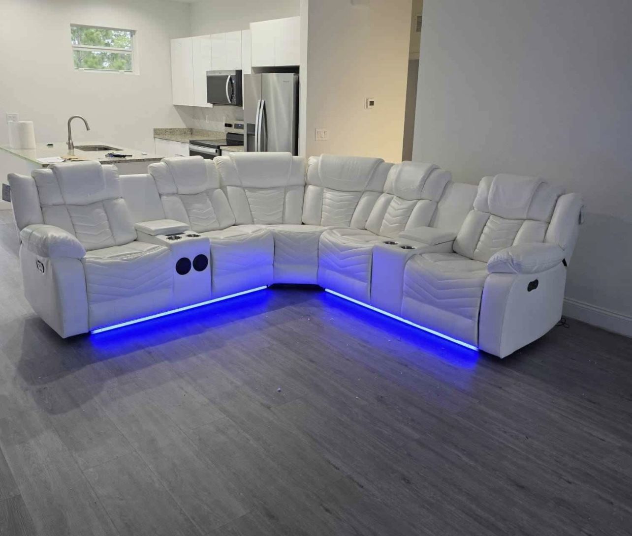 Power Recliner Sectional Sofa