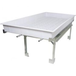 Hydrofarm Rolling Bench Tray And Stand