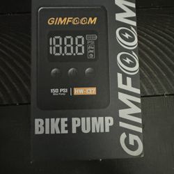 150PSI Bike Pump, Bicycle Pump with Digital Pressure Gauge, Electric Bike Air Pump with Presta and Schrader Valve for Bicycle, Motorcycle and Ball