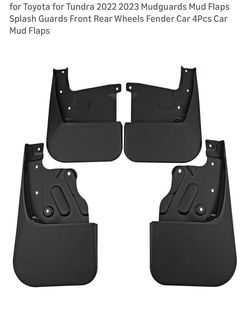 Toyota for Tundra 2022 2023 Mudguards Mud Flaps Splash Guards Front Rear Wheels Fender Car 4Pcs Car Mud Flaps/