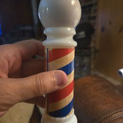 1970s Avon barbershop pole after shave bottle
