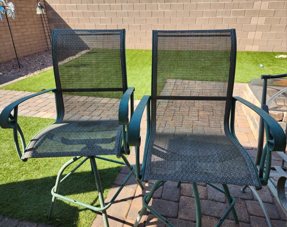 Tall Swivel Patio Chairs