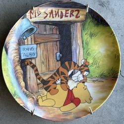Set Of Two Winnie The Pooh Collectors Plates