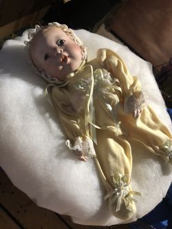 Collectible porcelain doll
