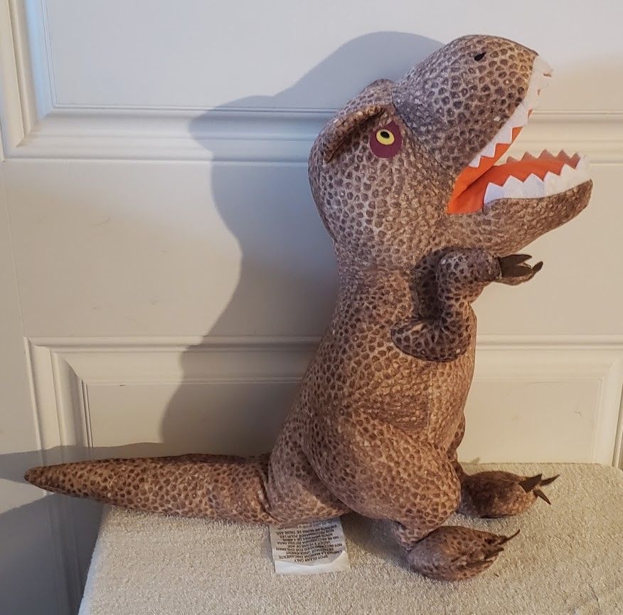Jurassic World Dominion T-Rex Dinosaur Plush Stuffed Animal/Toy