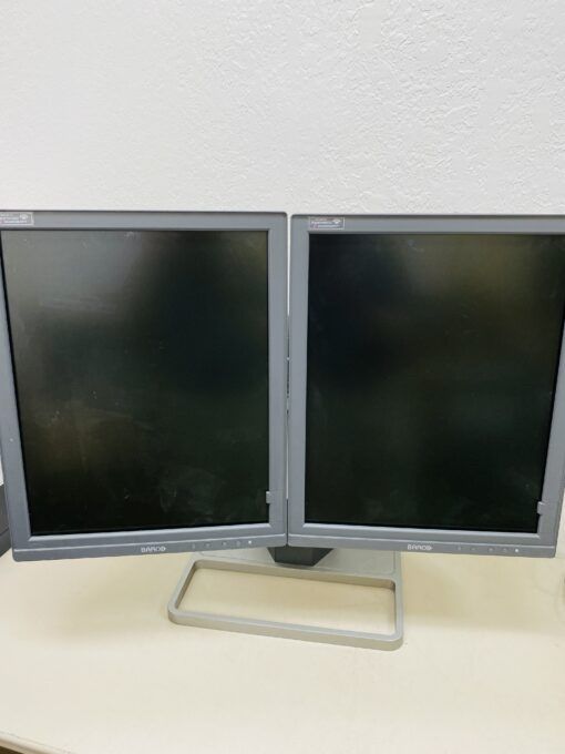 Barco DUAL HEAD Monitors With Stand- Model MDMG-5221