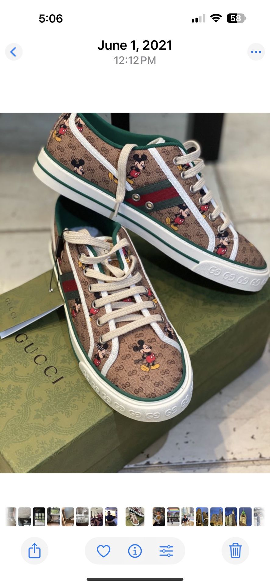 Disney GUCCI Shoes.