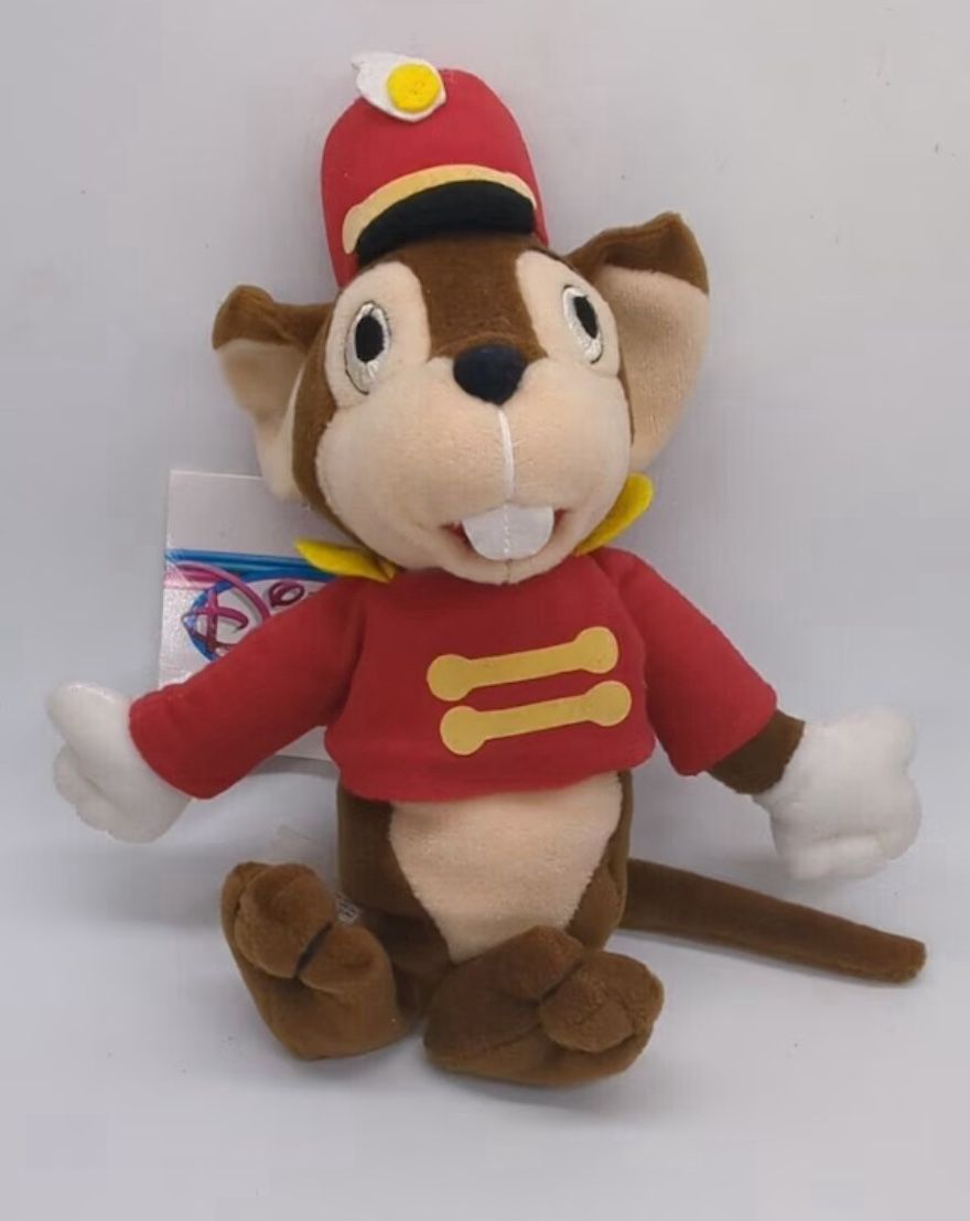Disney Store 1998 - Timothy Mouse Bean Bag Plush Dumbo New w/ Tags