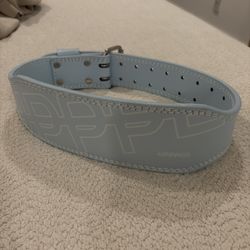 Sky Blue Weight Lifting Belt
