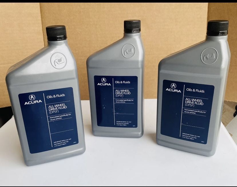 3-QUARTS OEM ACURA GENUINE DPSF 08(contact info removed)A DUAL PUMP SYSTEM FLUID MDX CRV