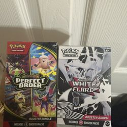 Pokemon Scarlet & Violet White Flare / Perfect Order Booster Bundles