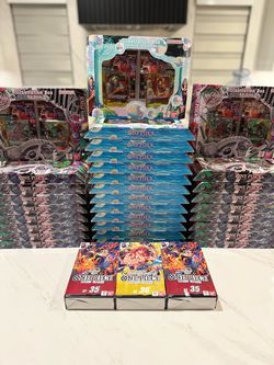 Op Illustration Boxes vol 7,vol 8 and Starter Deck
