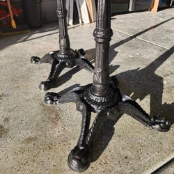 Cast Iron Table Pedestals/Table Legs - $60 each - Ready For Your Tabletop 