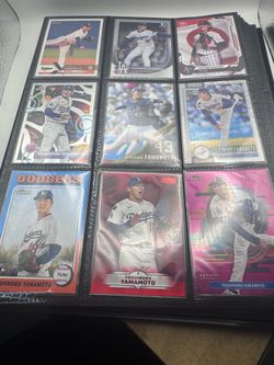 Los Angeles Dodgers Yoshinobu Yamamoto Card Lot