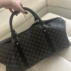 Black Louis Vuitton Duffel Bag
