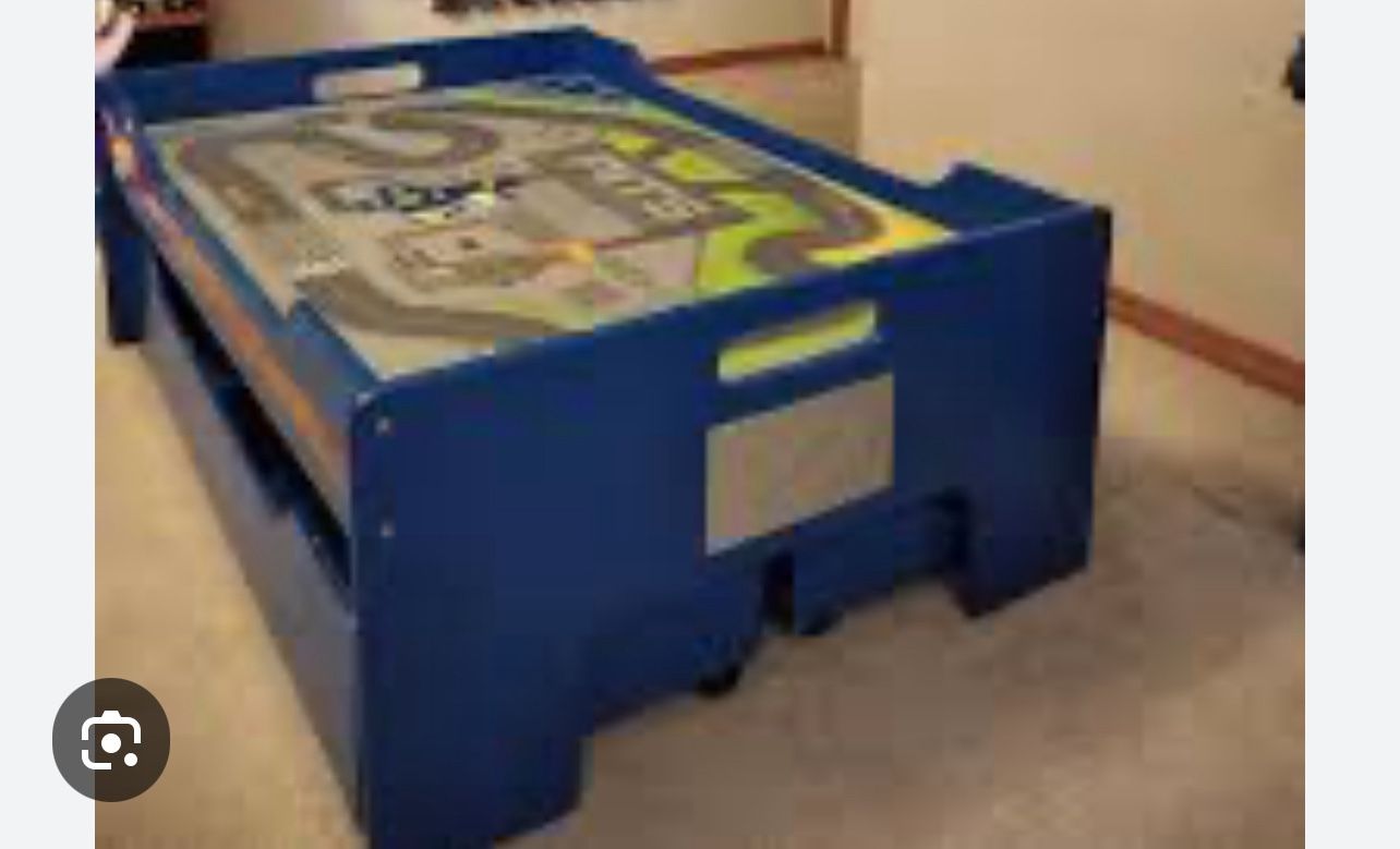 Hot Wheel Playing Table With Underneath Storage