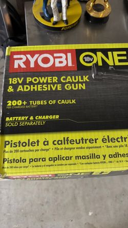 The Ryobi ONE+ 18V Cordless 10 oz. Caulk & Adhesive Gun (Model PCL901B)