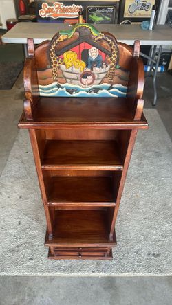 Teak Noah’s Ark Bookcase