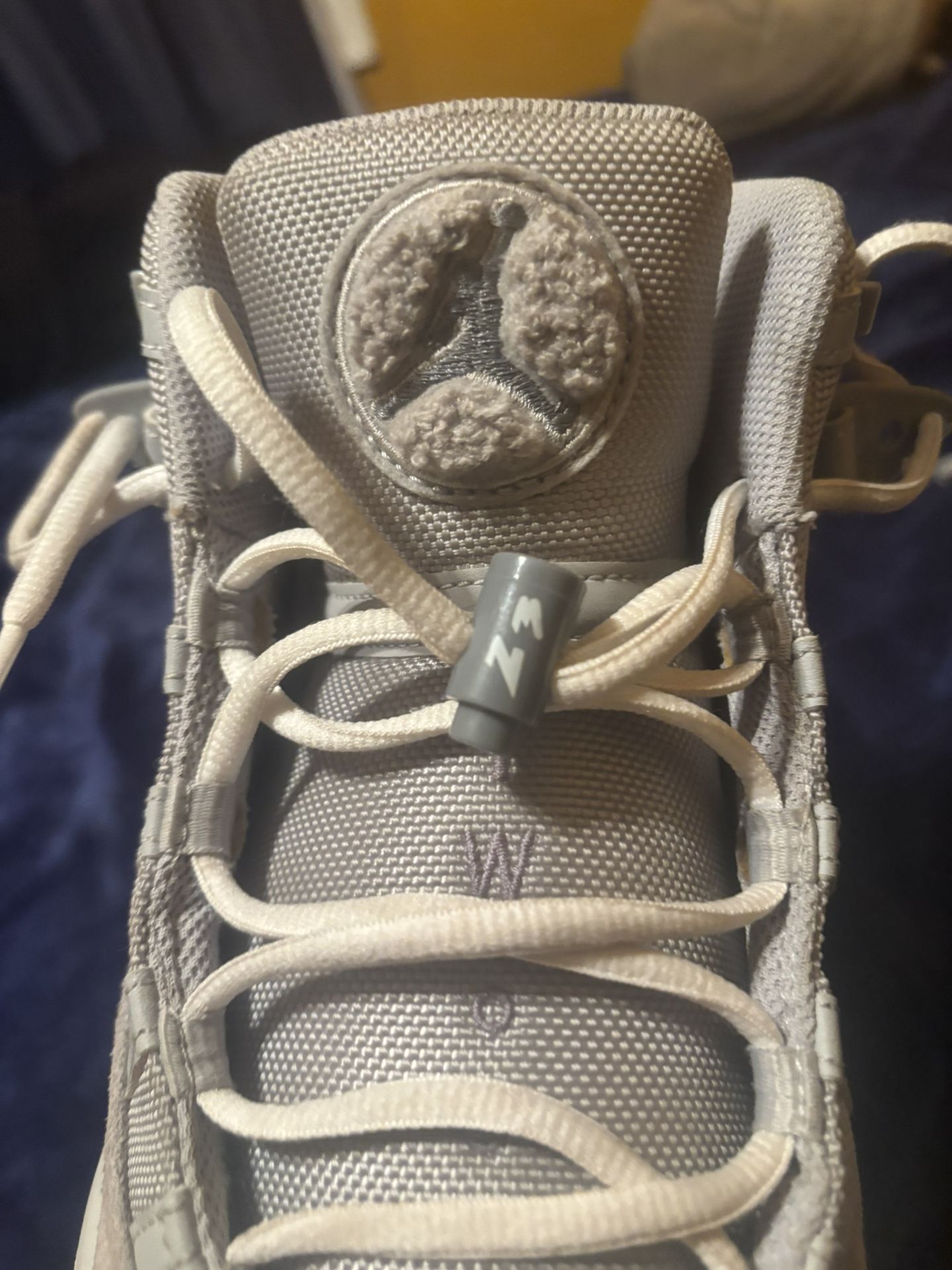 Nike Air Jordan 6 Rings Matte Silver Grey Shoes 