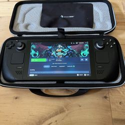 Steam Deck LCD 2 TB + Official Dock + Case Bundle