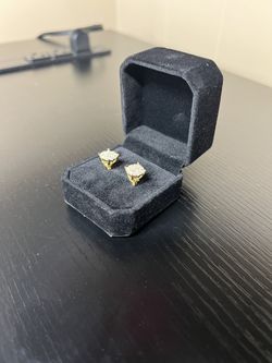 11mm Flat Halo Style Earrings