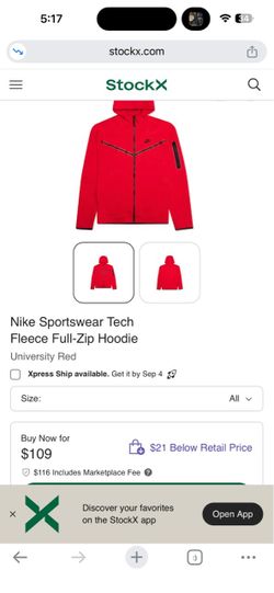 Nike tech Large everything else medium