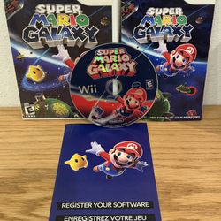 Super Mario Galaxy Nintendo Wii CIB Complete