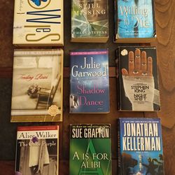 Lot of 13 Assorted Paperback books
