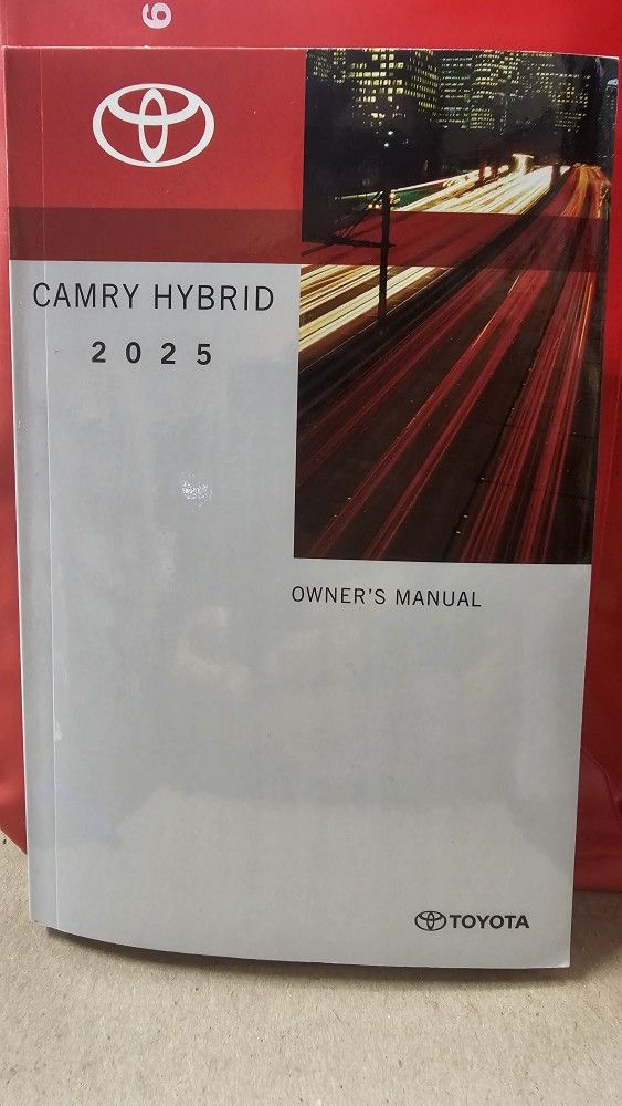 2025 CAMRY HYBRID OWNERS MANUAL